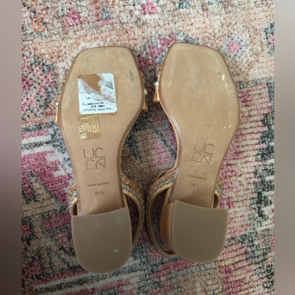 Ulla Johnson Sofia Leather Sandals - Picture 7 of 8